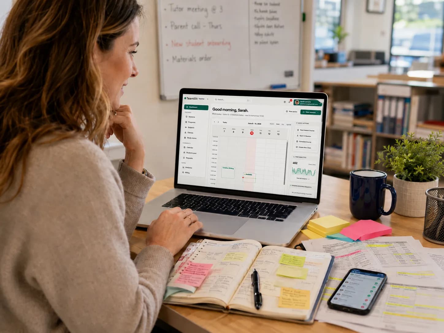 A UK tutor comparing timetable software options for the new term