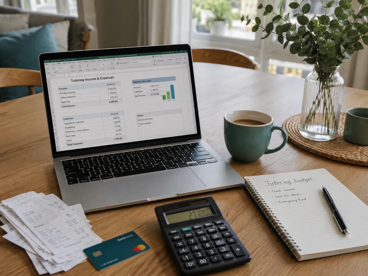 A tutor keeping the full value of each lesson instead of losing a cut to agency fees