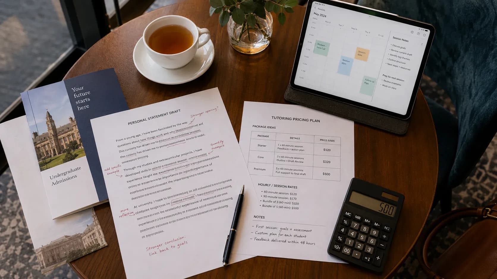 How to Price Personal Statement Tutoring